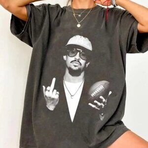 Bad Bunny Football Black T-Shirt, Bad Bunny Bowl 2026 Halftime Show Shirt